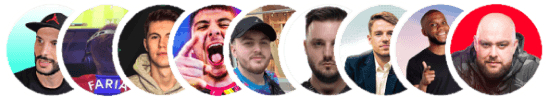 Nine content creators who stream with VISUAPE packs